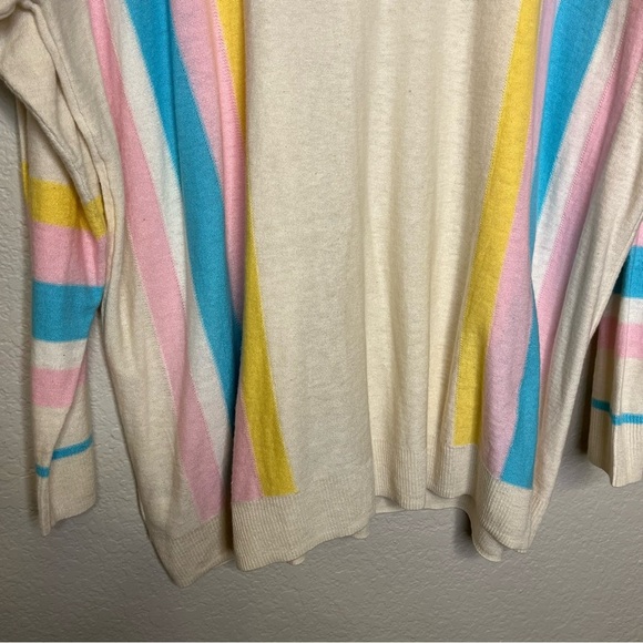 Torrid Colorful Striped Thin Hoodie Sweater Size 2X  (Torrid Size 1) - Picture 14 of 14